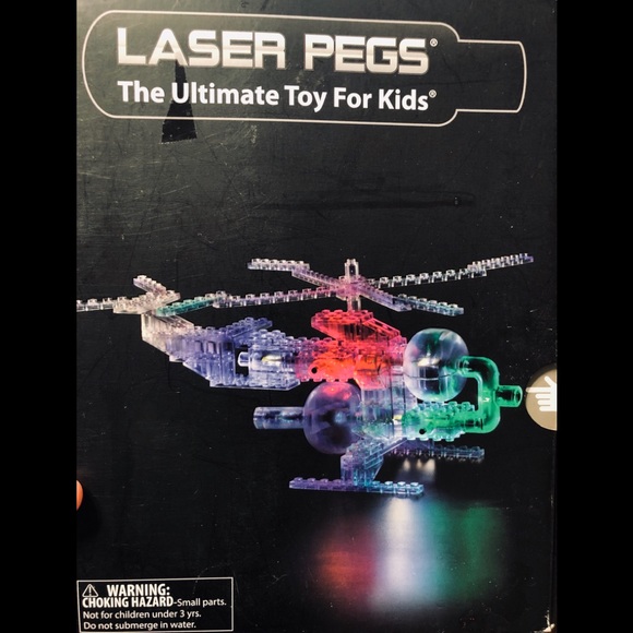 Laser Peg 6 in 1 Objects Light Up 89pcs BRAND NEW! - Picture 1 of 6